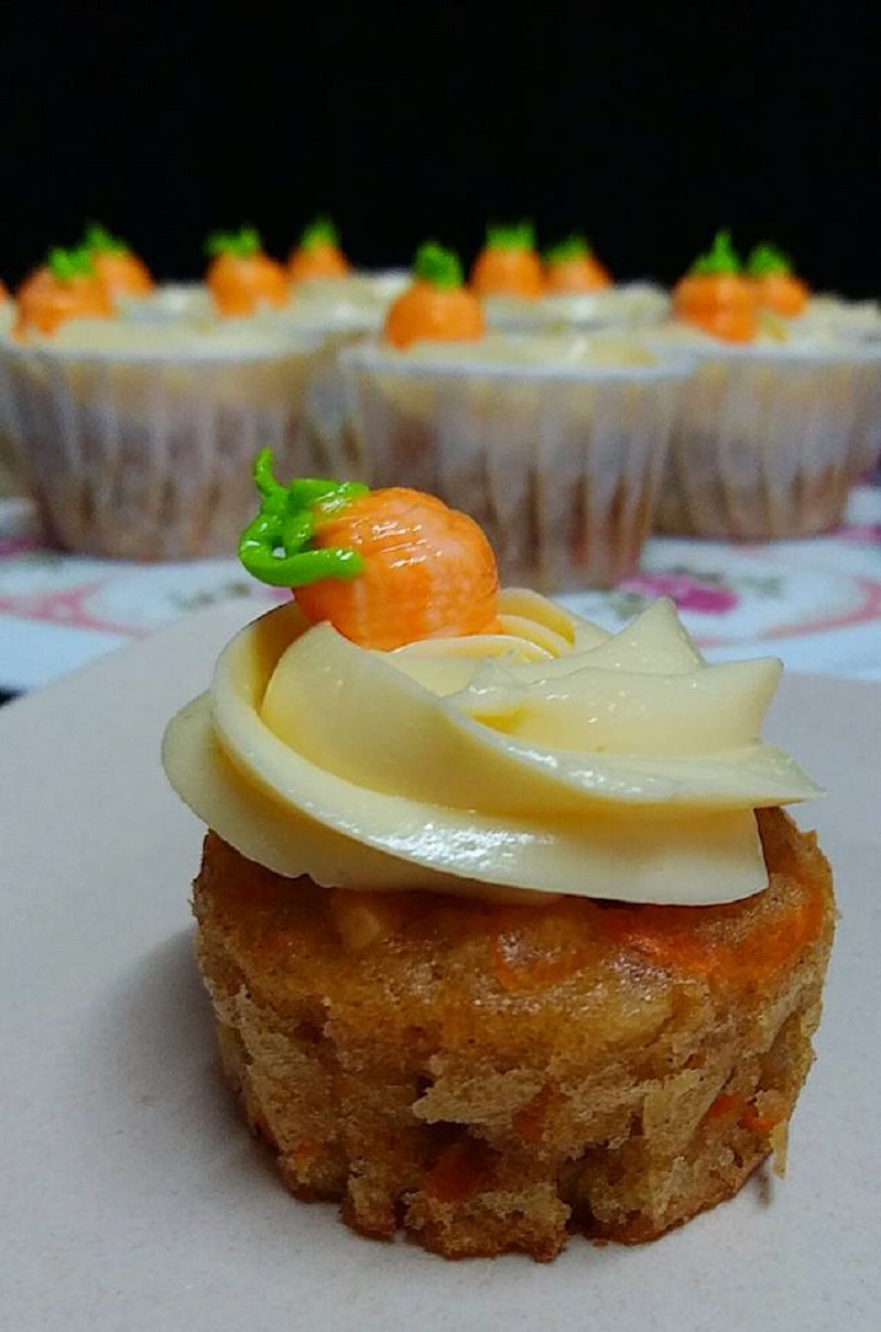 Resepi Carrot Oat Cupcakes Lebih Sihat Tapi Rasa Tetap Sedap! 3 carrot oat cupcakes 2