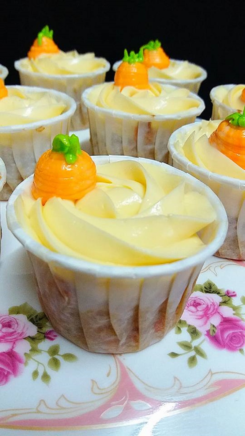 Resepi Carrot Oat Cupcakes Lebih Sihat Tapi Rasa Tetap Sedap! 2 carrot oat cupcakes