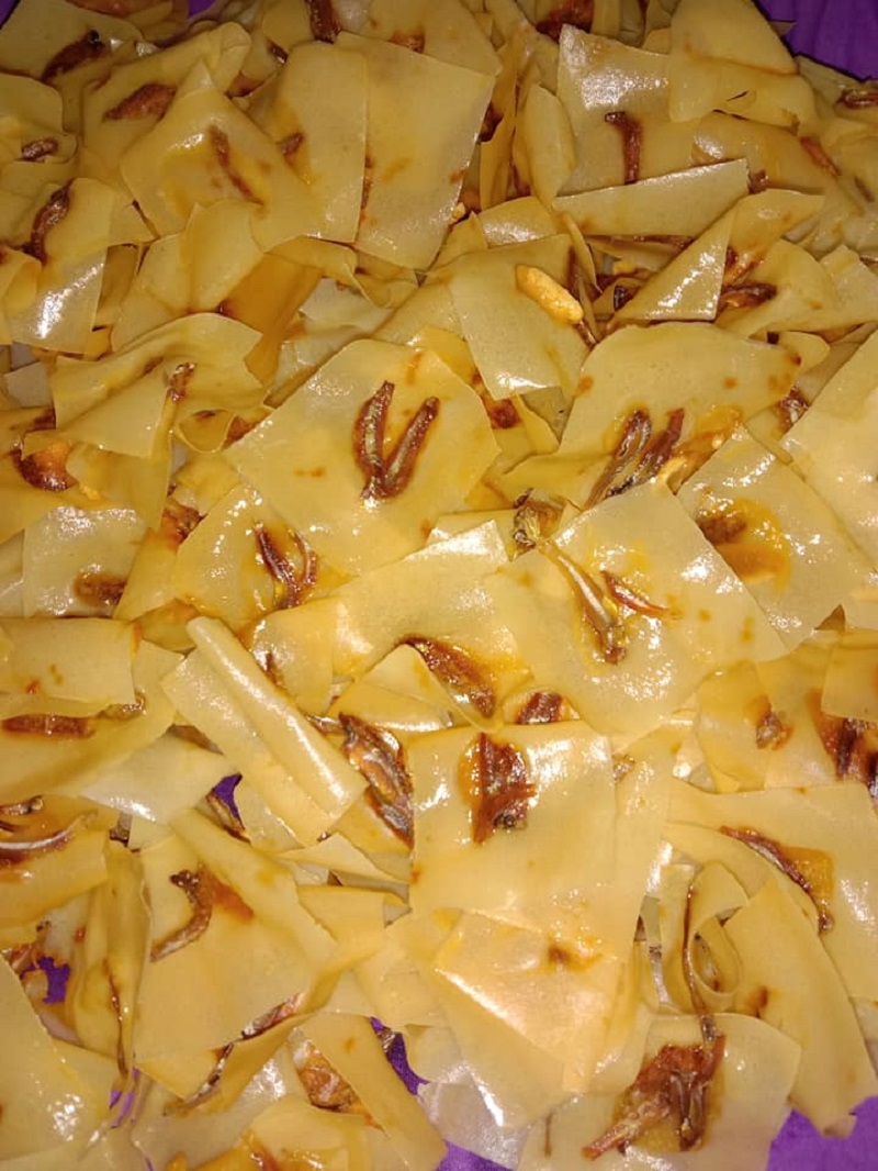 Resepi Popia Ikan Bilis Kacang AKA Rempeyek Ekspress Paling Ringkas 2 popia ikan bilis kacang