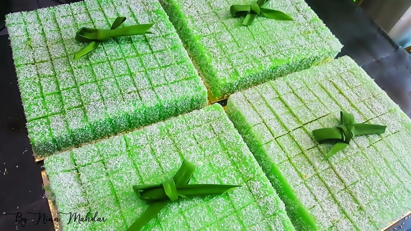 Resepi Kek Custard Pandan Layer Manis Buat Jatuh Cinta 2 kek pandan kastad