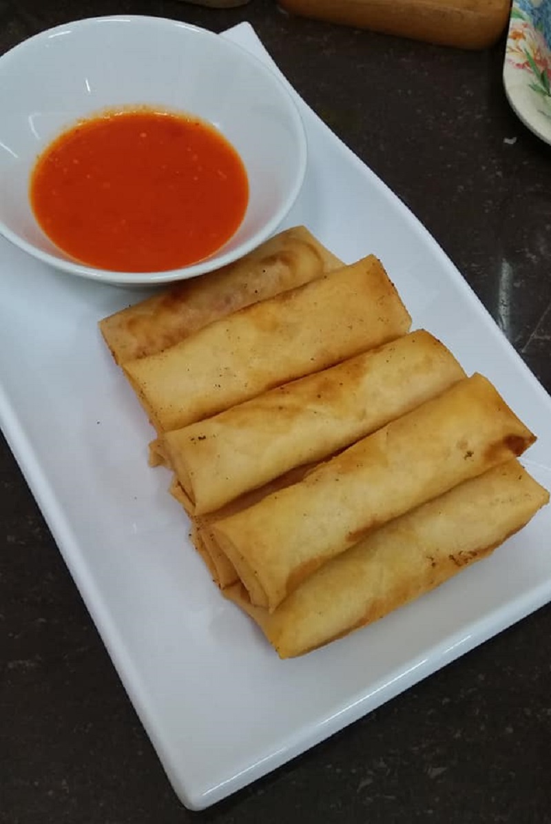 Resepi Popia Crabstick Cheese Menu Minum Petang Moden Yang Lazat 2 popia crabstick cheese