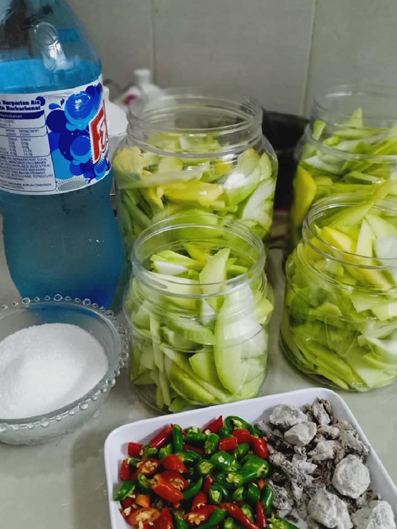 Resepi Jeruk Mangga Asam Boi Sesuai Buat Snek Krup Krap! 3 jeruk mangga asam boi 2