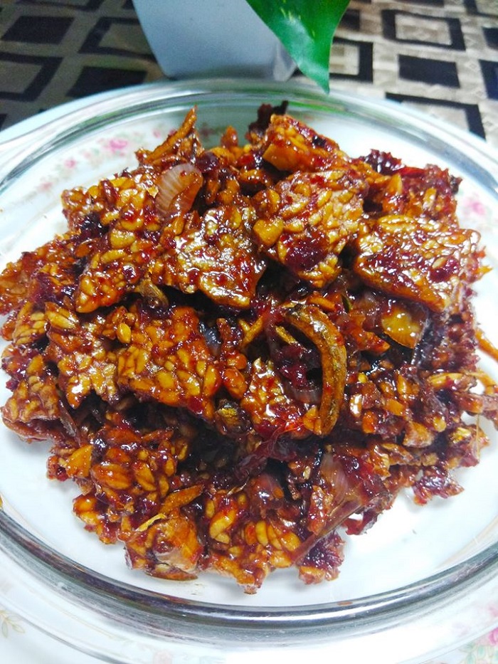 Resepi Sambal Tempe (Garing, Manis, Pedas) 2 sambal tempe