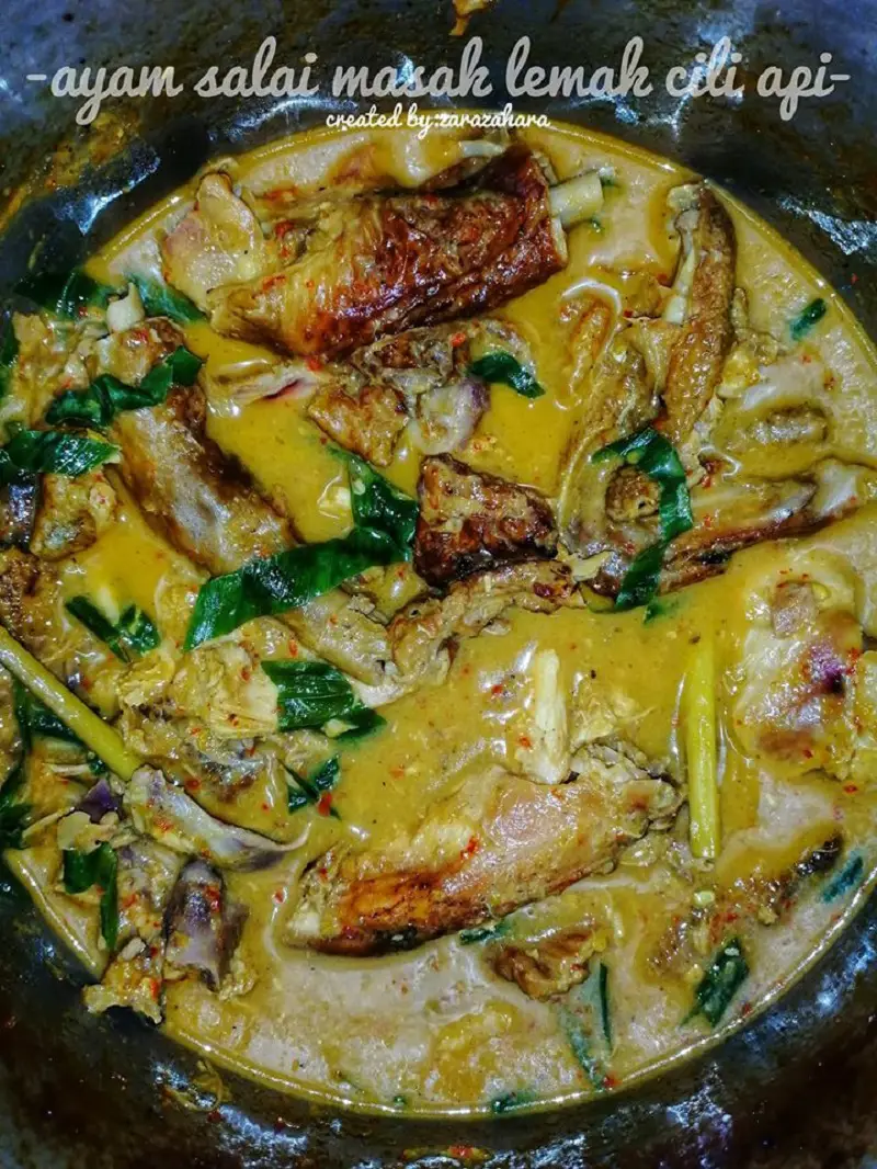 Resepi Ayam Masak Kuning (Versi Ayam Salai!) – Resepi.My