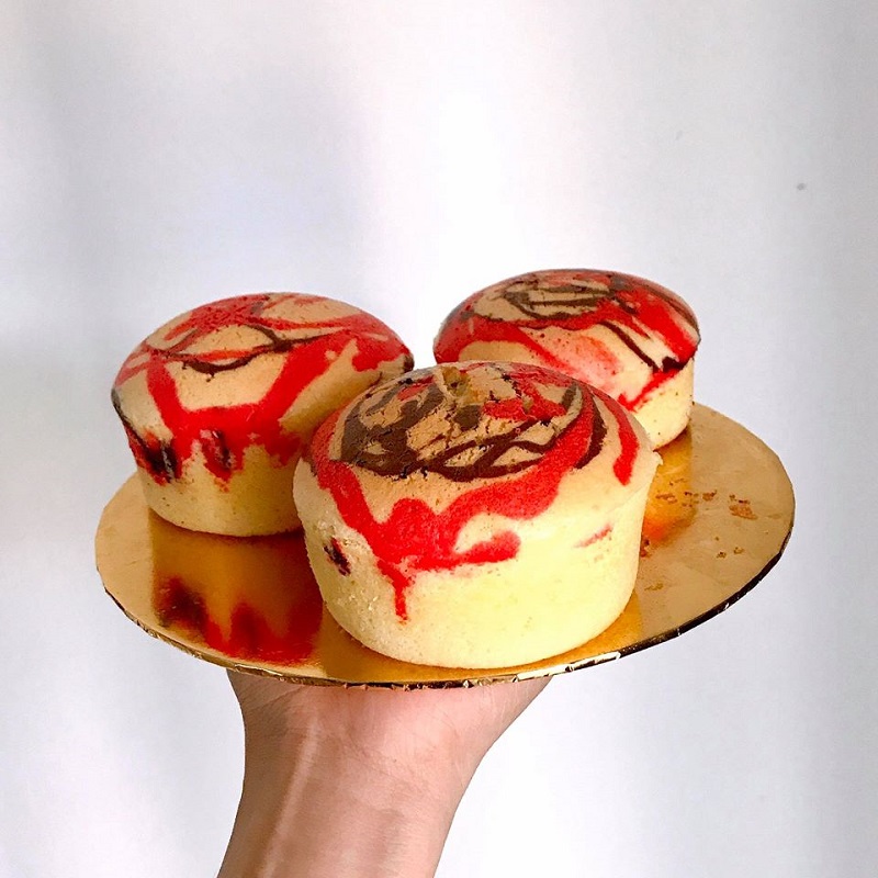 25 Resepi Kek Tanpa Hiasan Paling Popular 22 marble-sponge-cake