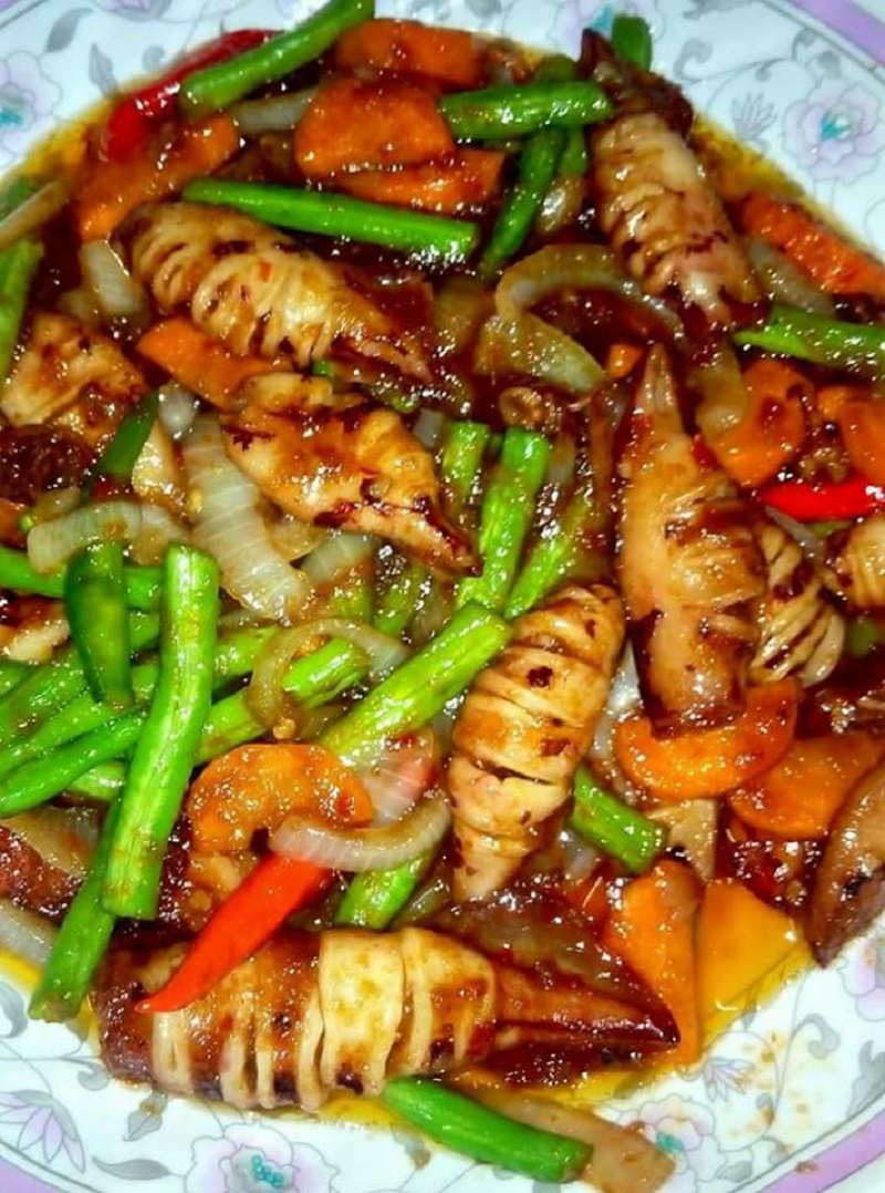 Koleksi 25 Resepi Sotong Kegemaran Ramai 19 sotong-bakar-berkuah
