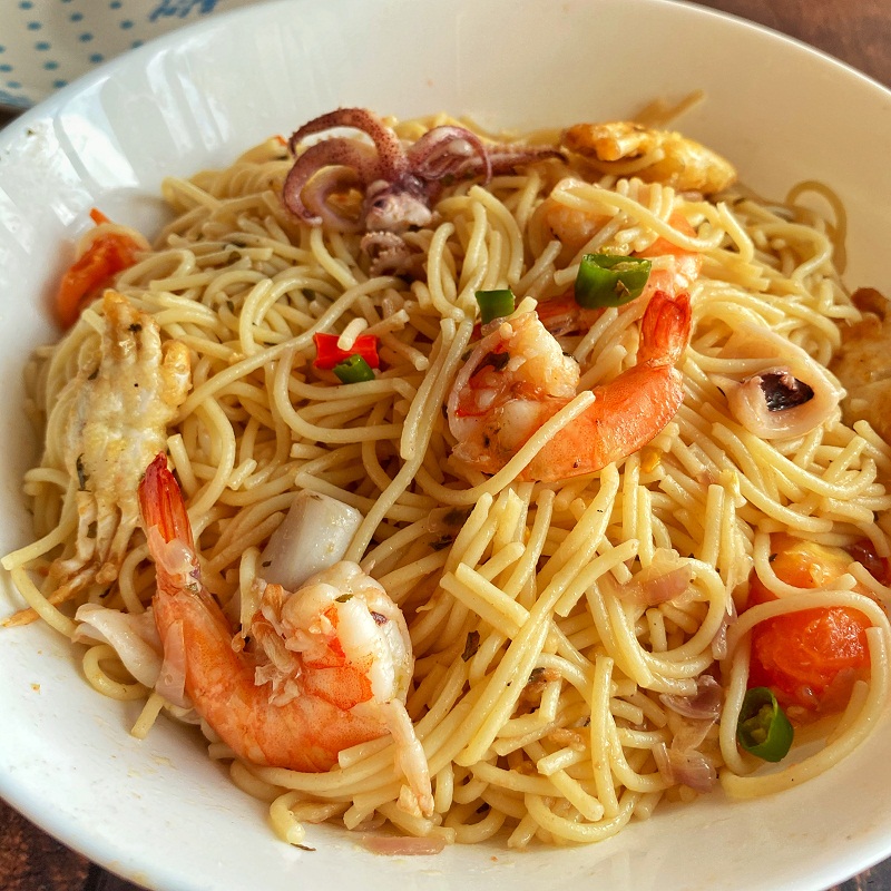Resepi Spaghetti Aglio Olio (Angel Hair) 2 Resepi Spaghetti Aglio Olio (Angel Hair) 2