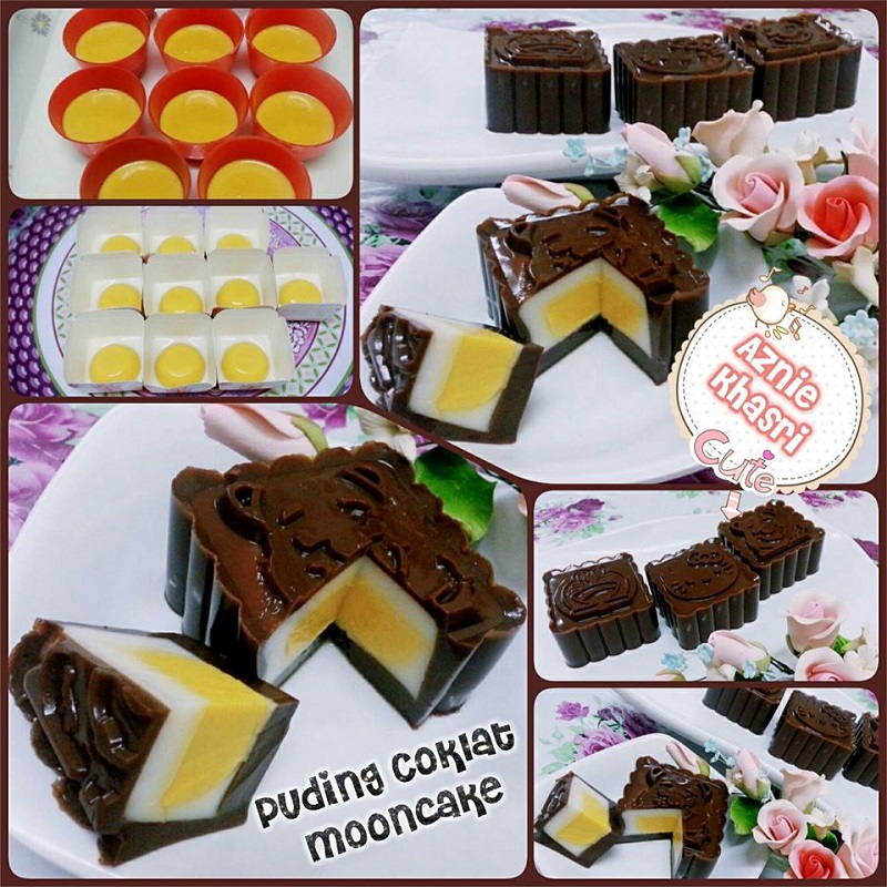 Resepi Puding Coklat MoonCake Yang Paling Mudah Tapi Rasa Lazat 2 Resepi Puding Coklat MoonCake Yang Paling Mudah Tapi Rasa Lazat 1