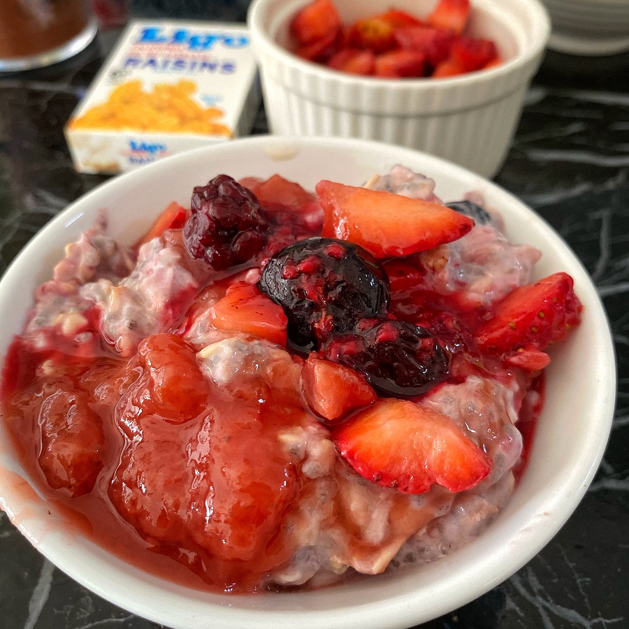 Resepi Overnight Oats Mixed Berries Boleh Kuruskan Badan 2 Resepi Overnight Oats Mixed Berries Boleh Kuruskan Badan 2